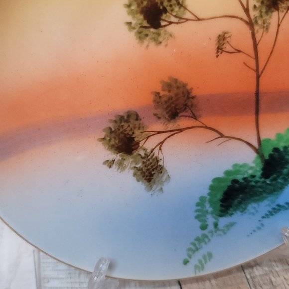 Set of 3 Vintage Meito China Hand Painted 6 Inch Plates Made in Japan - Picture 8 of 9